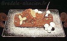 Bûche de Noël traditionnelle
