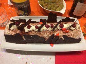 Bûche de Noël façon Forêt Noire